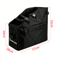 Sac de rangement pour vélo pliant FMFXTRA Brompton 14 16 18 20 pouces, compatible avec les bagages de coffre de SUV et les vélos pliants Dahon