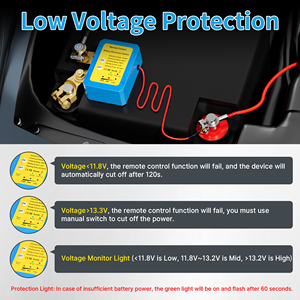 240A <b>12v</b> Marine Remote Battery Disconnect <b>Switch</b> Recessed Post Rohs CE Certified Battery Selector <b>Switch</b> Manufacturer For Car RV - Product Image 5