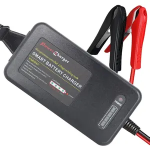 12V smart sealed rechargeable car Lead Acid battery charger from factory