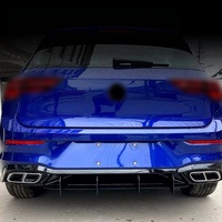 Glänzend Schwarzer PP Heckflügel-Spoiler Modifikation Passend für Volkswagen Golf MK8 GTI 2020+