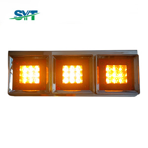 Feux arrière à LED chromés et peints, adaptés aux remorques de camions japonais de la série 120 de 1962 à 1968. - Product Image 6