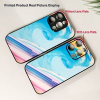 Étuis de téléphone portable de haute qualité 2D 2 en 1 avec plaque d'objectif imprimable pour iPhone 16E 15 14 13 12 Pro Max