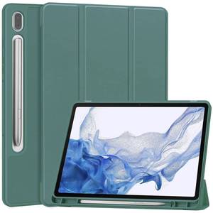 Funda Triple Plegable de TPU Suave para Tablet <span class=keywords><strong>Samsung</strong></span> Galaxy Tab S11 <span class=keywords><strong>Ultra</strong></span> SM-X936 de 14.6 Pulgadas con Soporte para <span class=keywords><strong>S</strong></span> Pen, Superventas - Product Image 1