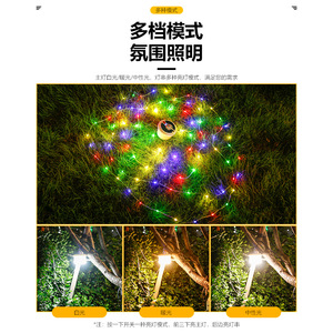 Guirnalda de Luces Solares Xinyao para Camping, Iluminación Ambiental Colgante para Exteriores, Decoración para Puestos - Product Image 1
