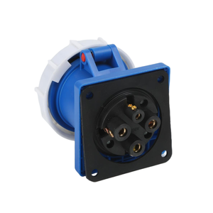 IP67 soket tersembunyi industri <span class=keywords><strong>63A</strong></span> tiga pin 220-250V soket steker tembaga tahan air - Product Image 6