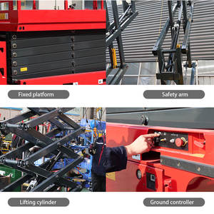 Plataforma Elevadora de Tijera Autopropulsada de 12 m y 230 kg de Capacidad de Carga Útil para Uso Industrial en Exteriores - Product Image 4