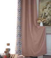 Rideaux en lin royal de haute qualité, nouveau design ondulé, offre spéciale, en stock