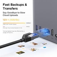 UGREEN NASync DH2300 NAS de Escritorio de 2 Bahías, Capacidad de 60 TB, 8 GB de RAM LPDDR5, 1 GbE, 4K HDMI, Almacenamiento Conectado a la Red para Principiantes