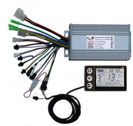 36v 48v 500w 600w 30A контроллер и s866 ЖК-дисплей для е-байка или бесколлекторного двигателя