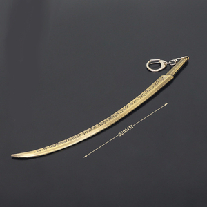 Chaude basse quantité minimale de commande <span class=keywords><strong>Elden</strong></span> anneaux lame prothétique de Malenia 22cm alliage COS accessoires jeu périphériques métal épée porte-clés - Product Image 3