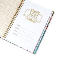 2025 2027 impression personnalisée A5 carnet à spirale Journal hebdomadaire Agenda pour étudiants affaires et enseignants planificateur quotidien classeur