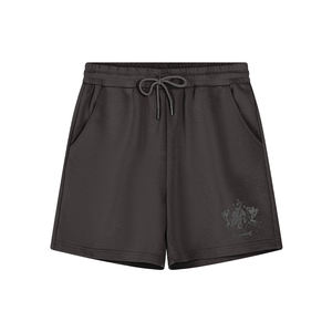 Pantalones Cortos Deportivos Casuales de Estilo Urbano, de Lana Gruesa, Desgastados, Talla Grande, Transpirables, con Logotipo, para Hombre - Product Image 2