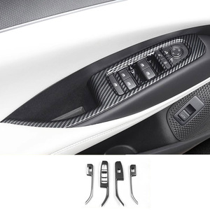 WZXD 2024 Carbon Fiber Interior Kit <b>Covers</b> Accessories Dash Trim Shift <b>Cover</b> Steering Wheel <b>Cover</b> for BYD SEAL 06 DMI - Product Image 6