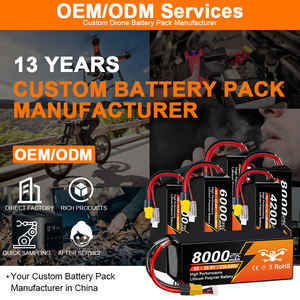 แบตเตอรี่ลิเธียมโพลิเมอร์3S1P 22.2V ชาร์จได้อัตราการคายประจุสูง - Product Image 2