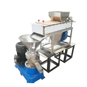 Stainless Steel Sesame Paste Peanut Butter Grinding Machine Nut Butter Tahini Paste Making Machine Food Process Machine