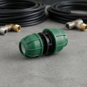 Raccord de réduction à compression en PE/HDPE, matériau PP vierge, résistant à la corrosion et aux produits chimiques, 63*50 - Product Image 2