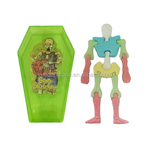 Glikoz tablet kutu ambalaj ile 20g meyveli aromalı lokomotif yumurta şeker oyuncak - Product Image 2