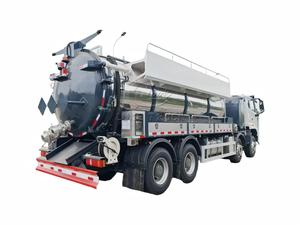 Sinotruk HOWO 8*4 Vactor Water Recycler SS Sewage Tank HPP Pompe haute pression électrique et télécommandée - Product Image 3