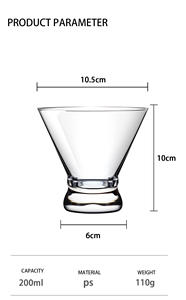 Copas de Vino de Plástico de Boca Ancha Creativas 2024, para Whisky, Vino Occidental, Postres y Martini, para Fiestas de Vino, Hechas en Vietnam - Product Image 6