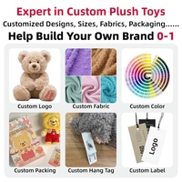 Cadeau d'Affaires Personnalisé Peluche Rembourrée, Porte-clés Peluche Personnalisé, Vente en Gros Mini Jouet Mignon, Porte-clés Peluche Petits Animaux Décoratif