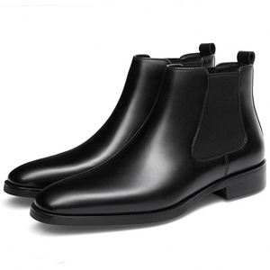 Nouvelles Bottes Chelsea pour Hommes en Cuir de Vachette de Haute Qualité, Style Business - Product Image 1