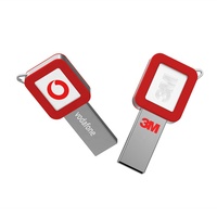 Clé USB transparente illuminée Disque flash en acrylique 8 Go 16 Go 32 Go 64 Go 128 Go Clé USB à logo personnalisé avec logo lumineux