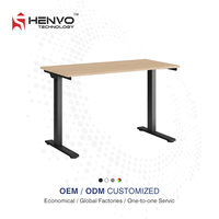 Bureau debout électrique à double moteur en acier contemporain, extensible, ultra silencieux, anti-collision, robuste et réglable en hauteur