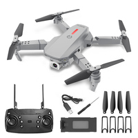 Drone E88 Pro Mini d'extérieur à double caméra 4K FPV, idéal pour débutants, jouet pour enfants, cadeau d'anniversaire E99 - Vente Flash
