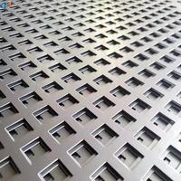 1mm 2mm Poinçonnage Trou Métal Maille Personnalisé Acier Inoxydable Aluminium Carbone Plaque d'Acier Perforé à Vendre
