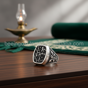 925K Sterling Silver Islamic <b>Men</b> <b>Ring</b> - Product Image 3