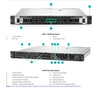 Prix de gros 2.6ghz Dual 1GbE Ports Hpe Proliant Dl20 Gen11 1u Châssis Pc Serveurs complets
