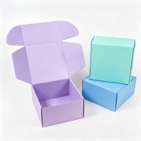 Boîte d'expédition pliable en carton ondulé personnalisée pour l'emballage de cadeaux cosmétiques