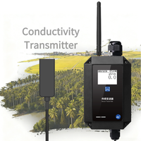 Kit de test de sol pour l'irrigation agricole, capteur de conductivité EC sans fil pour la surveillance de la sortie d'eau en temps réel TDS 0ms/cm~4ms/cm 3%FS