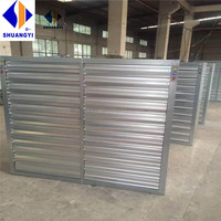 Ventilateur d'extraction axial mural électrique AC robuste de type carré 1380 mm à pression négative 30000 m³/h pour serre avicole OEM