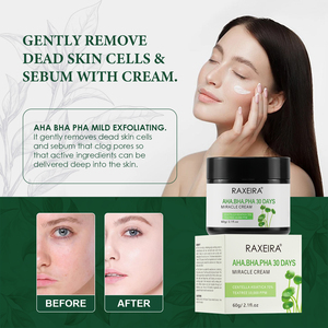 Crema BHA PHA AHA de Marca Privada, Crema Facial Nutritiva Milagrosa de 30 Días, Crema Hidratante Natural de Árbol de Té Anti-Acné - Product Image 6