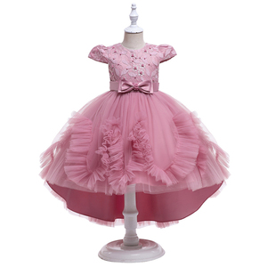 Robe de princesse en dentelle pour filles, robe florale pour enfants, vêtements pour filles, robe de fête d'anniversaire pour enfants, costume tutu, vestidos - Product Image 5