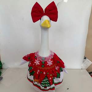 Conjunto de Disfraces de Navidad de Alce a Ganso, de 23 Pulgadas, de Poliéster, Estilo Europeo-Americano, Adorno Navideño para Jardín/Patio - Product Image 3