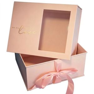 Caixa de Presente Rígida Personalizada com Fecho Magnético, Materiais Reciclados, Papel Revestido para Embalagem de Flores - Product Image 2