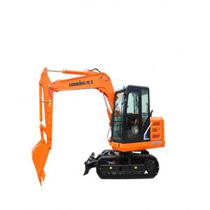 Mini-excavatrice d'occasion, pelle hydraulique d'origine de 7,8 tonnes, LG6075 G4, chenilles, à vendre - Product Image 1