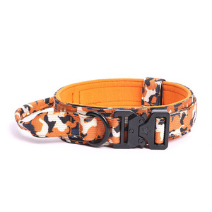 Ensemble collier et laisse pour chien imperméable personnalisé pour l'extérieur, en nylon durable, bungee réglable, robuste pour la <span class=keywords><strong>chasse</strong></span> - Product Image 4