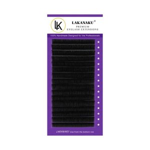 ขนตาปลอม Lakanaku พรีเมียม 0.05 C0.05 D0.07 C0.07 D แบบผสม 8-168 มม. ธรรมชาติ นุ่ม ทำมือ สำหรับมืออาชีพ - Product Image 5
