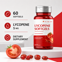 Lycopène haute puissance 5 mg en gélules molles – Soutien antioxydant pour la santé de la prostate et du cœur – Complément alimentaire