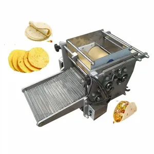 Otomatik mısır unu Chapati Tortilla yapma makinesi/basın küçük Tortilla makinesi/Tortilla ekmek makinesi