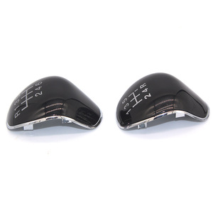 Ford Gear <b>Shift</b> <b>Knob</b> Cover 5 6 Speed Manual Transmission Ergonomic Plastic Black Silver - Product Image 1