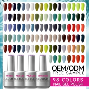 เจลทาเล็บสีสวยติดทนนาน 15 มล. ผสมสีหลากหลาย ไม่มีส่วนผสมของ HEMA และ TPO รับผลิตฉลากเอง บริการ OEM สำหรับร้านทำเล็บ  ลดราคาพิเศษ - Product Image 1