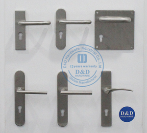 Bộ Tay Nắm Cửa Nhà Vệ Sinh SUS304 Tay Cầm Cổ Điển Bộ Tay Nắm Cửa Kéo Tấm Vuông - Product Image 4