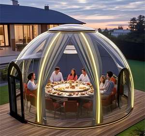 <span class=keywords><strong>Tente</strong></span> à bulles dôme extérieur pour 8 personnes, Igloo transparent étanche, camping de luxe, hôtel, hôtel, événement, fête, chambre étoilée - Product Image 3