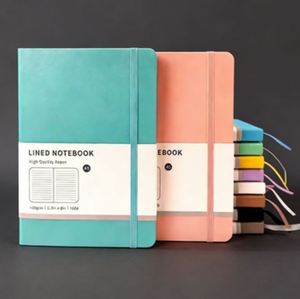 Custom logo Printed A5 A6 <b>A4</b> Hard Cover Soft Leather Journal Planner PU Notebook <b>Diary</b> with logo for Promotion - Product Image 1