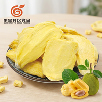 Groothandel in gevriesdroogde jackfruit chips, natuurlijke knapperige jackfruit fruitsnack leverancier