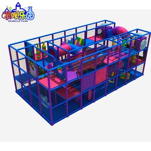 Aire de jeux intérieure modulaire personnalisée pour enfants, château ludique en bois et PVC, <span class=keywords><strong>ensemble</strong></span> de jeux souples pour usage commercial, centres commerciaux, multiples - Product Image 4